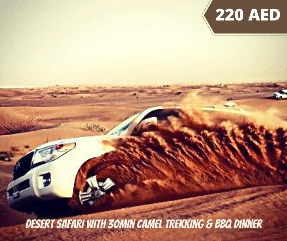 Desert Safari With 30min Camel Trekking