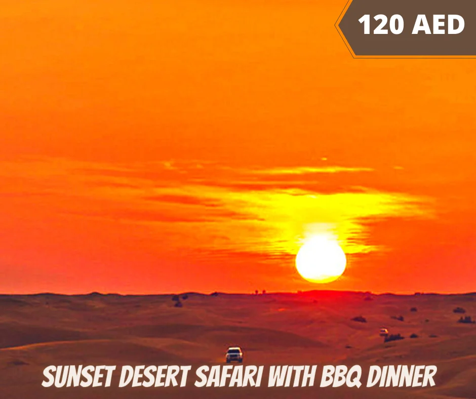 Sunset Desert Safari With BBQ Dinner